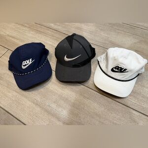 Nike Men's Hat Trio - Navy, Gray/Black, and White